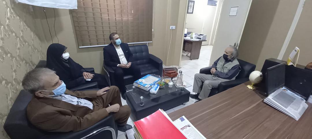 دیدار مسئول بسیج رسانه خوزستان با پیشکسوتان عرصه خبر و رسانه
