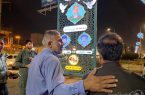   نصب المان‌ تصاویر شهیدان تقوی فر در چهارراه پاداد